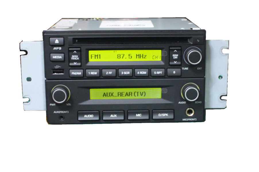 (R4U2) 유니버스 카운티 24V USB AUX 마이크 MP3 CD 오디오 AM100PKDG(96170-8D600)   자출 중고